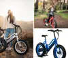 A man and a woman are standing with electric bicycles outdoors enjoying a sunny day