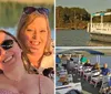 Three women are smiling and enjoying a sunny day on a boat with drinks