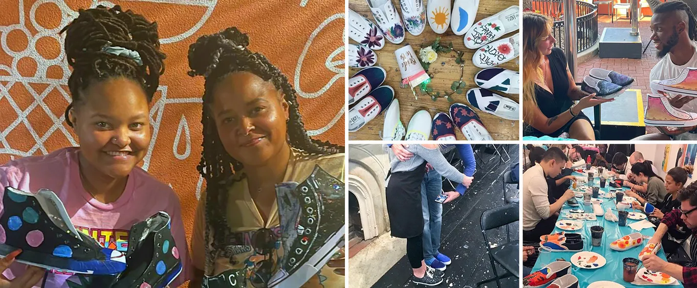 Sneakers Painting Class in Celebration Town