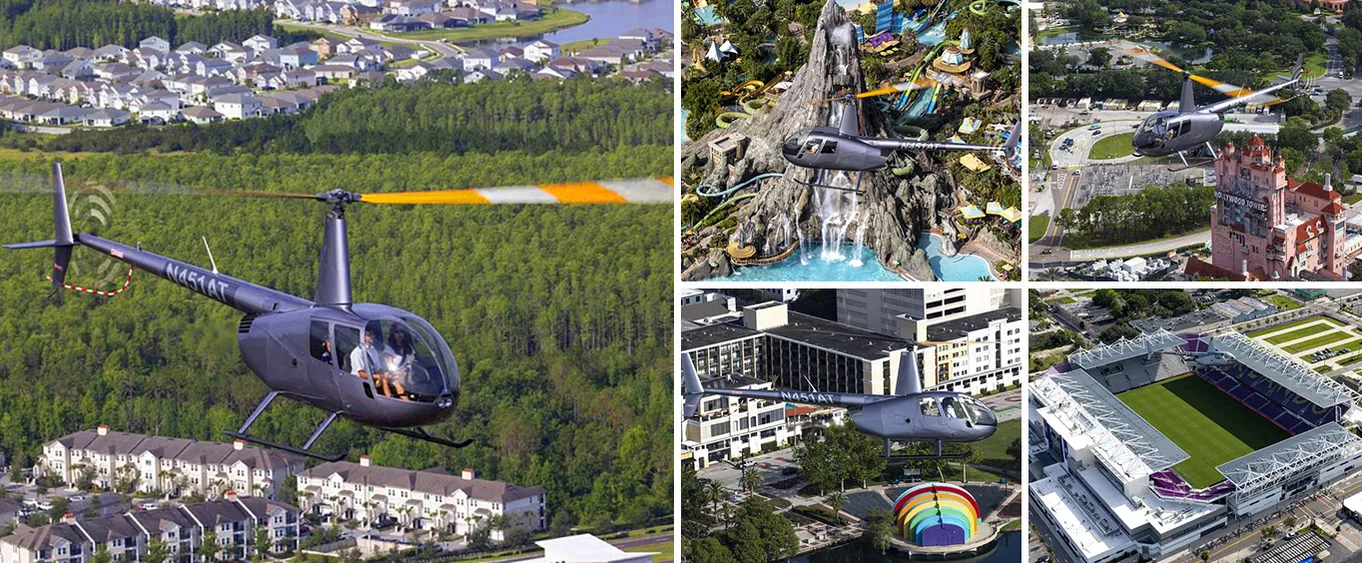 Helicopter Day Tour Orlando Theme Parks (31miles Or 48miles)