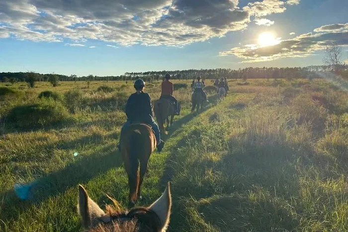 Horseback Ride on Scenic Lake Louisa Trails Photo