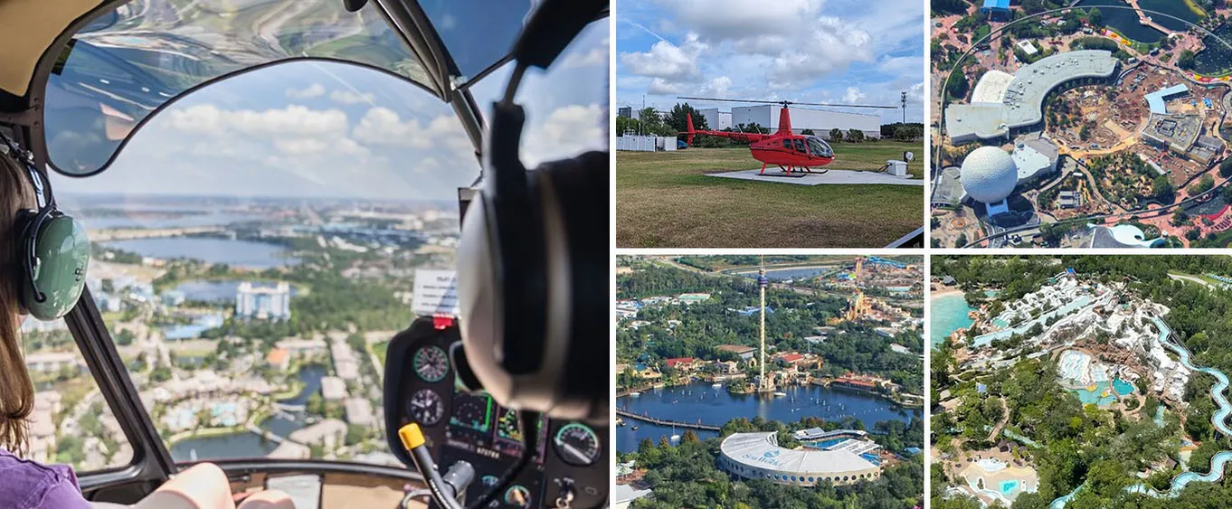 Helicopter Tour Above Orlando's Theme Parks