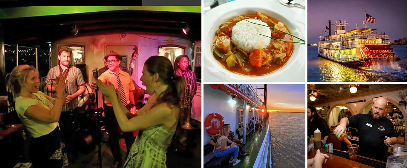 New Orleans: Evening Jazz Cruise with Optional Dinner