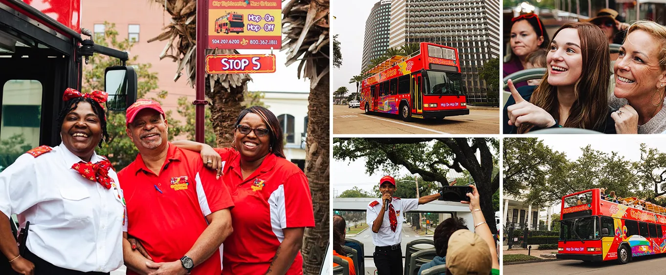 City Sightseeing New Orleans: 1-Day Hop-on Hop-off Bus Tour