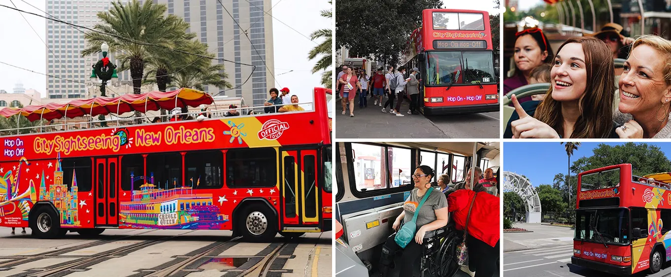 City Sightseeing New Orleans: 2-Day Hop-on Hop-off Bus Tour