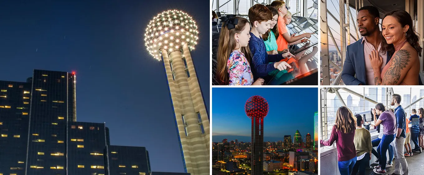 Reunion Tower: Entry Ticket + Self-Guided Tour