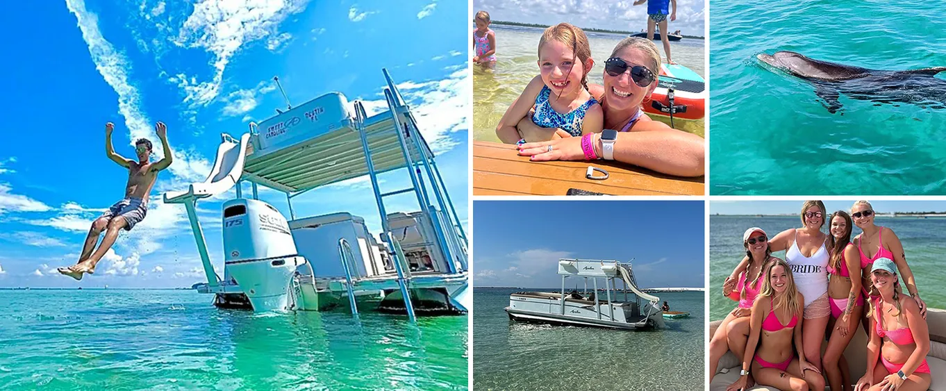 Private Charter Boat with Slide from Panama City