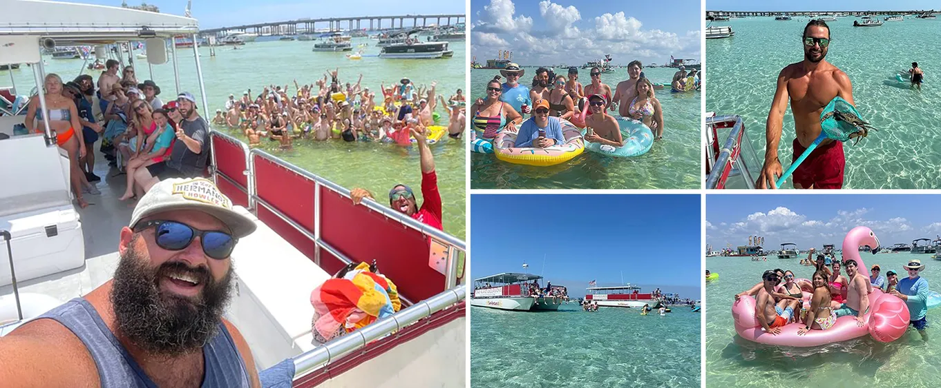 4 Hour Destin Harbor Crab Island Excursion