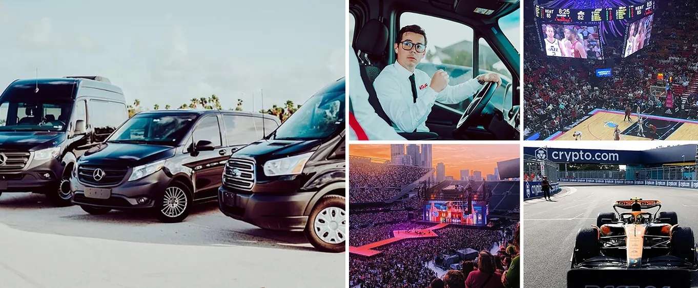 Miami Event :Transportation to Concerts, Shows, and Sports Events