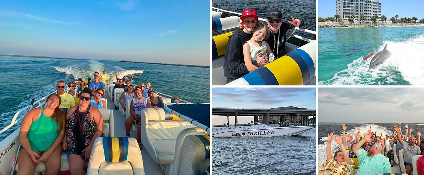 Thriller Speedboat Dolphin Tours in Destin Florida