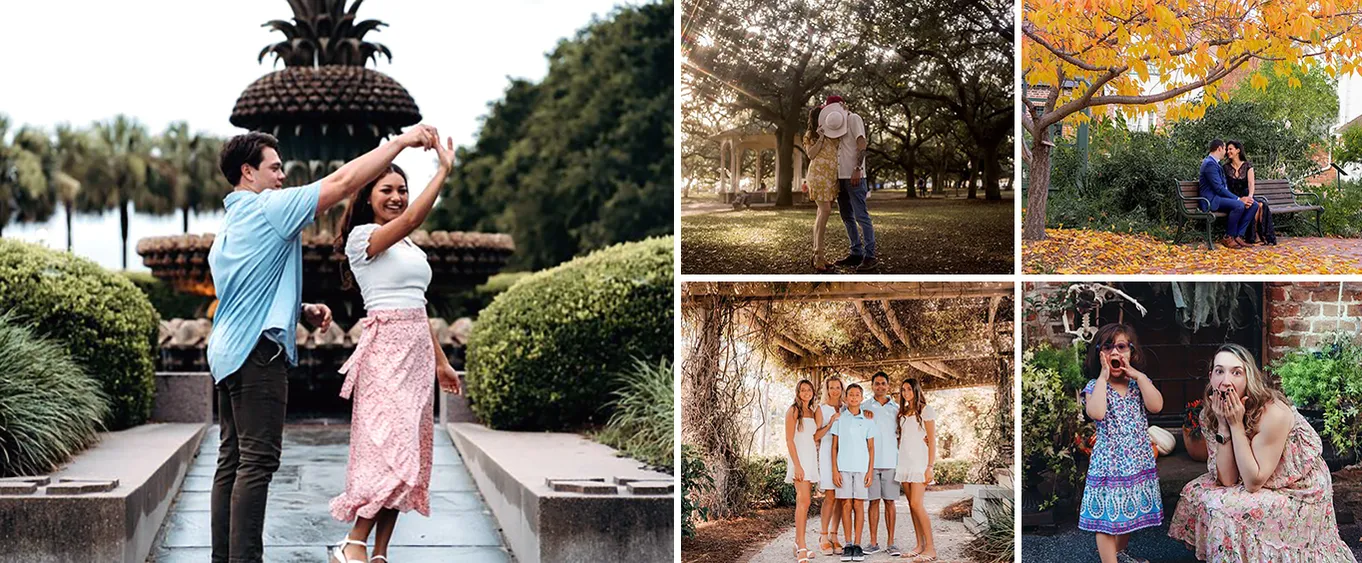 Private Professional Holiday Photoshoot in Charleston