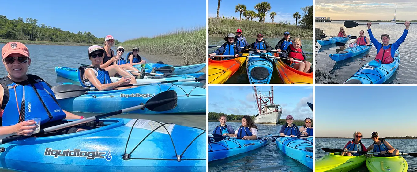 Guided Kayak Creek Adventure In Charleston