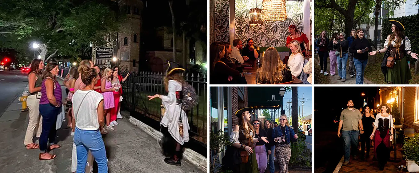 Charleston Nightmares and Nightcaps Ghost Walking Tour