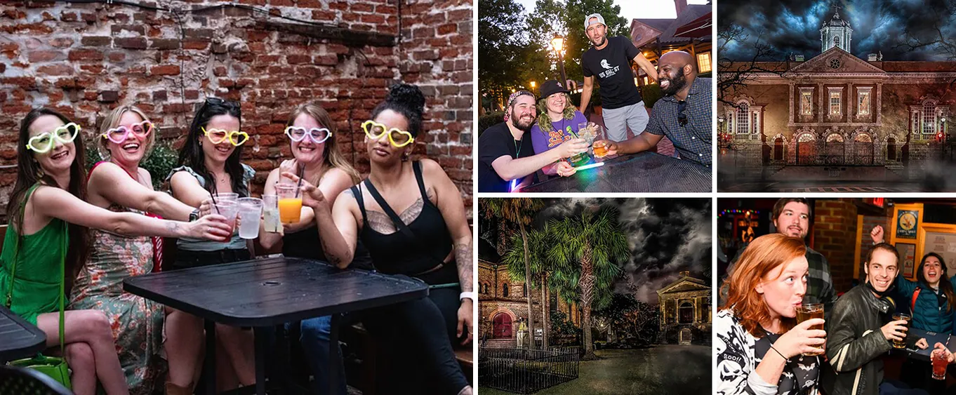 Charleston Terrors Boos and Booze Haunted Pub Crawl