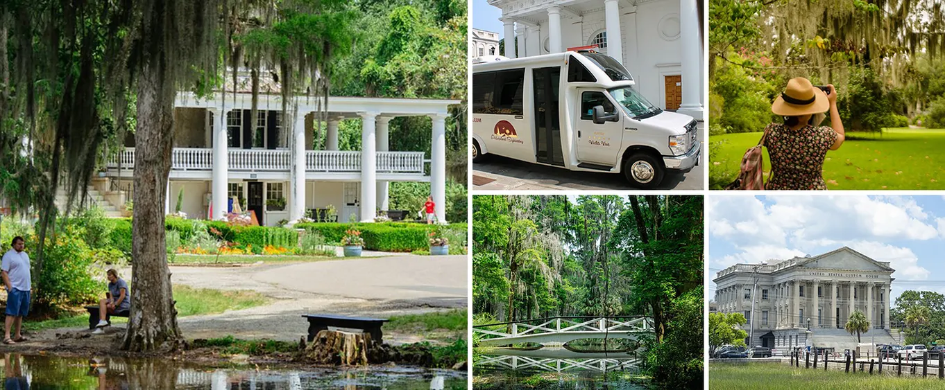 Magnolia Plantation Tour with Transportation Plus City Bus Tour