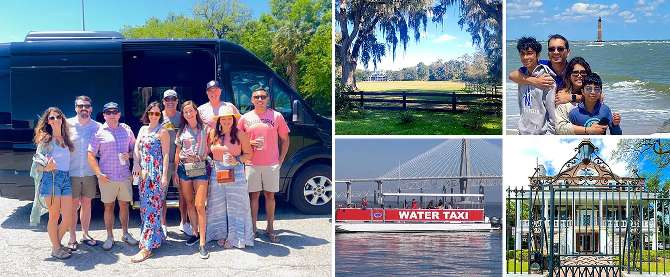 Travel the Complete Charleston Tour! Over 10 Different Lowcountry Stops.