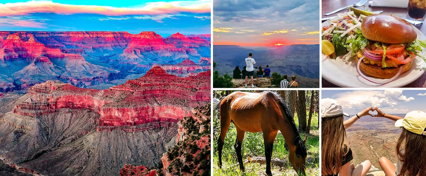 Grand Canyon South Rim Private Sunset Tour with Dinner