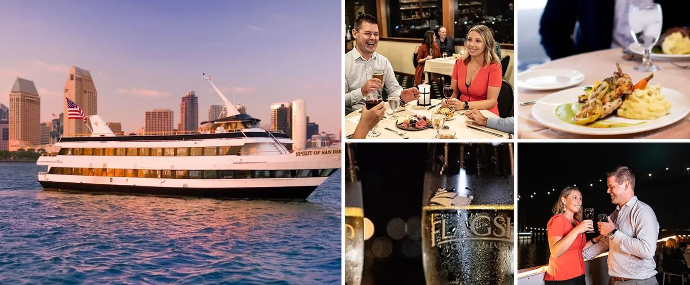 San Diego Harbor: Gourmet Dinner Cruise with Live Entertainment