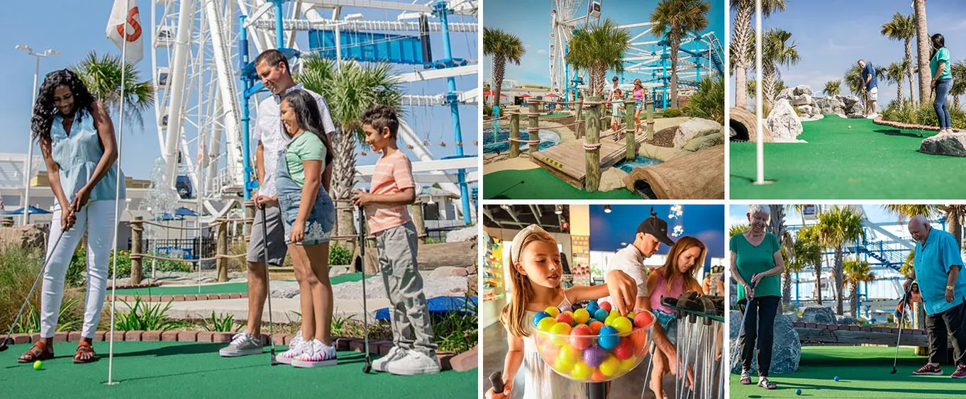 Mini Golf Beneath SkyWheel Panama City Beach