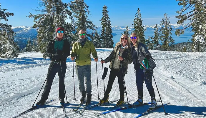 Guided Cross Country Skiing at Lake Tahoe Photo