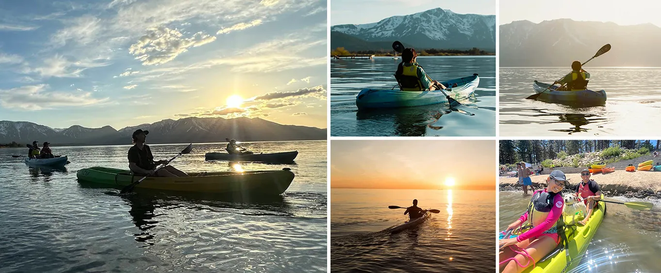 Sunset Kayak Tour on South Lake Tahoe