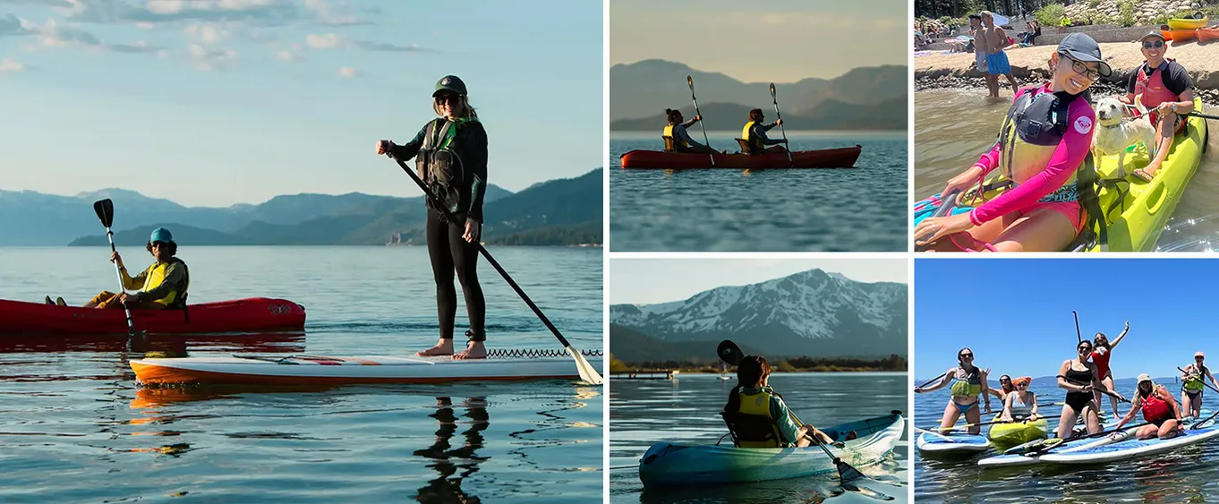 South Lake Tahoe Kayak, Stand up Paddle and Tandem Rentals