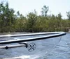 This collage portrays various scenes related to kayaking and nature exploration including a person kayaking a close-up of a kayak paddle two individuals beside their kayaks on a sandy shore a sea creature near the waters edge and an aerial view of kayaks on a curve of a waterway surrounded by greenery