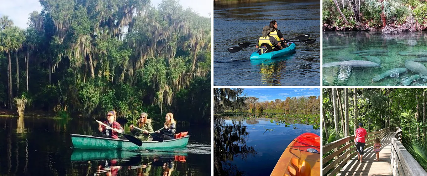 2 Hrs Kayak Rental to St Johns River from Blue Spring State Park