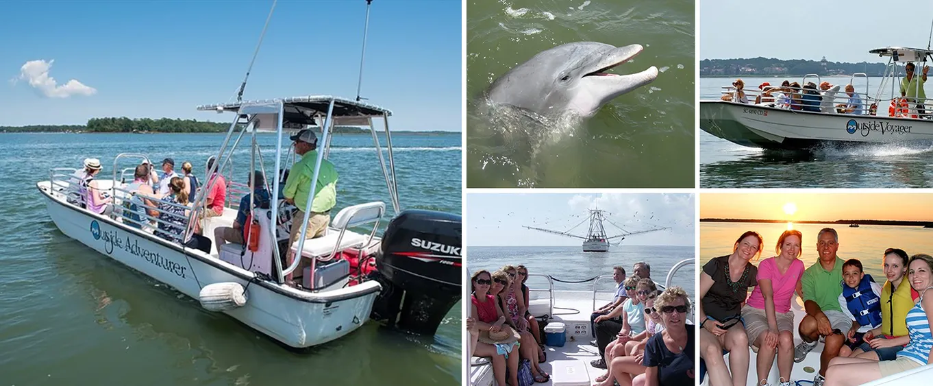 Outside Dolphin Eco Tour in Hilton Head