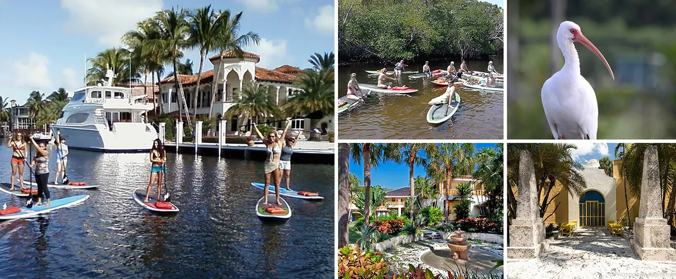 Fort Lauderdale Bonnet House Ground and Guided Paddle Board Kayak