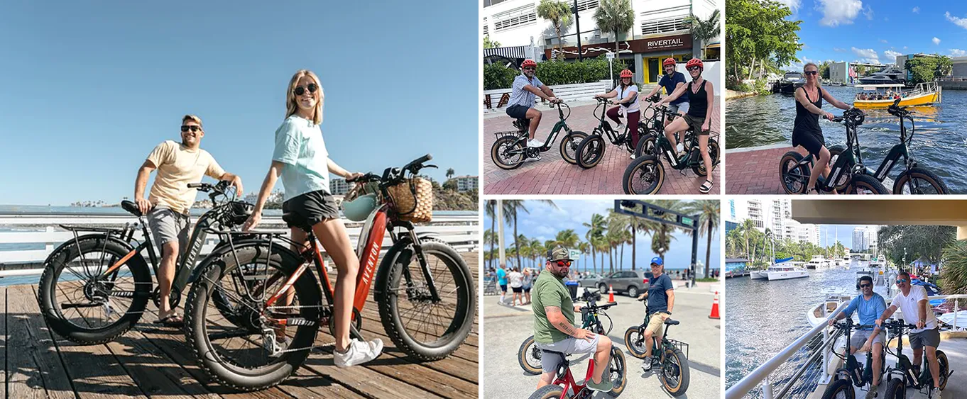 90 Min Guided Electric Bike Tours of Greater Fort Lauderdale