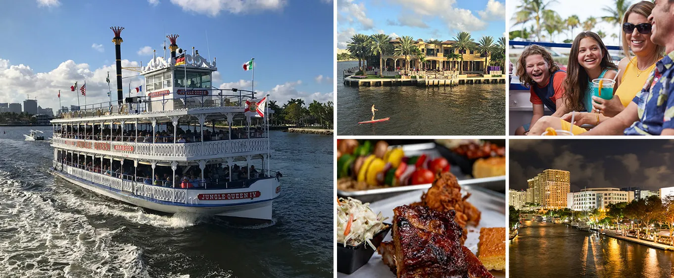 Jungle Queen Riverboat Fort Lauderdale Sightseeing & Dinner Cruises