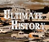 This image is a promotional advert for The Santa Fe VIPs Ultimate History Tour featuring a vintage photograph of cars and buildings with tour details overlaid in text