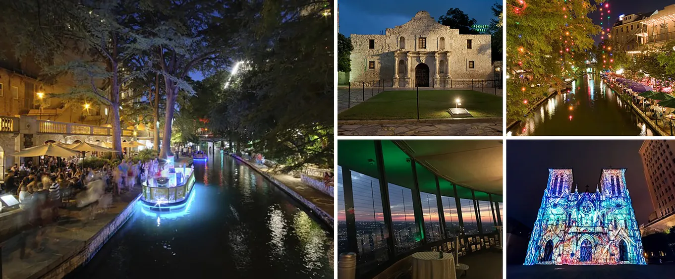 Enchanting Evening Tour of San Antonio Including Fine Dining