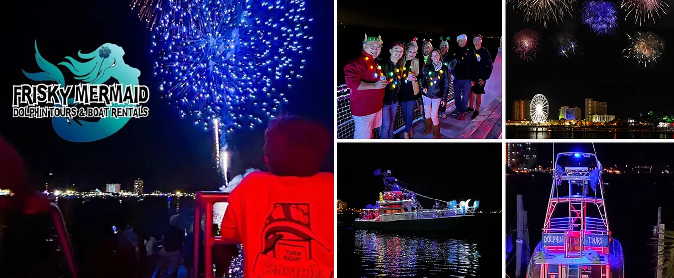 Frisky Mermaid Fireworks Cruise in Pensacola, FL
