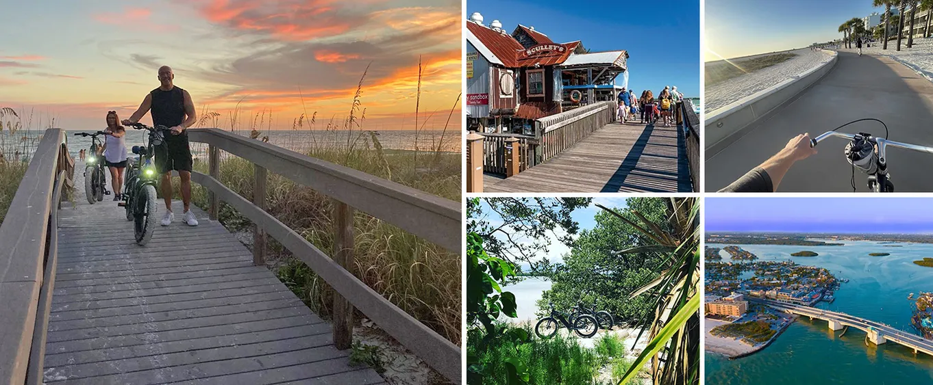 Private Bike Ride to John's Pass Village & Boardwalk