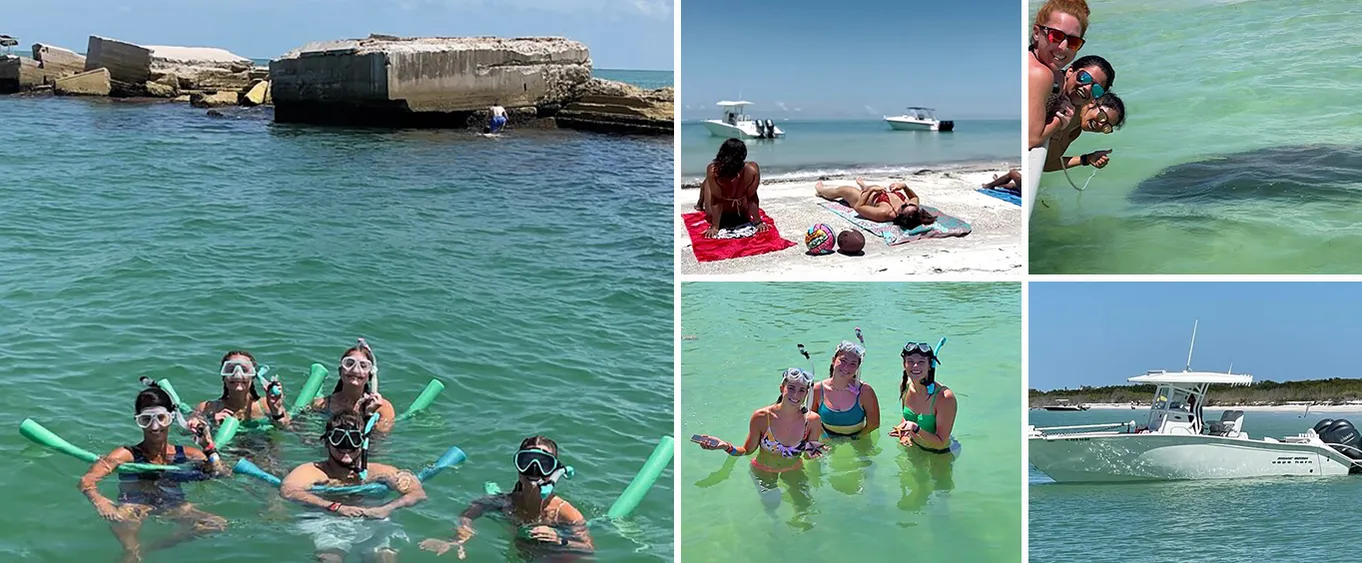Private Excursion in Gulfport with Snorkel, Swim, Shelling