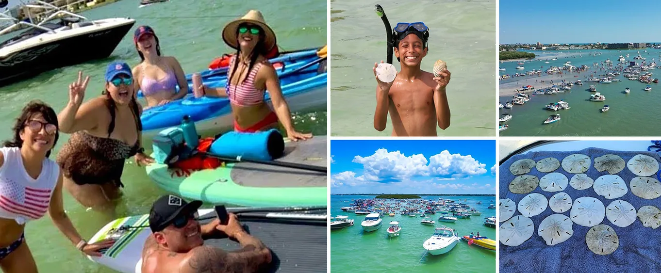 3 Hour Shared John's Pass Sandbar Experience