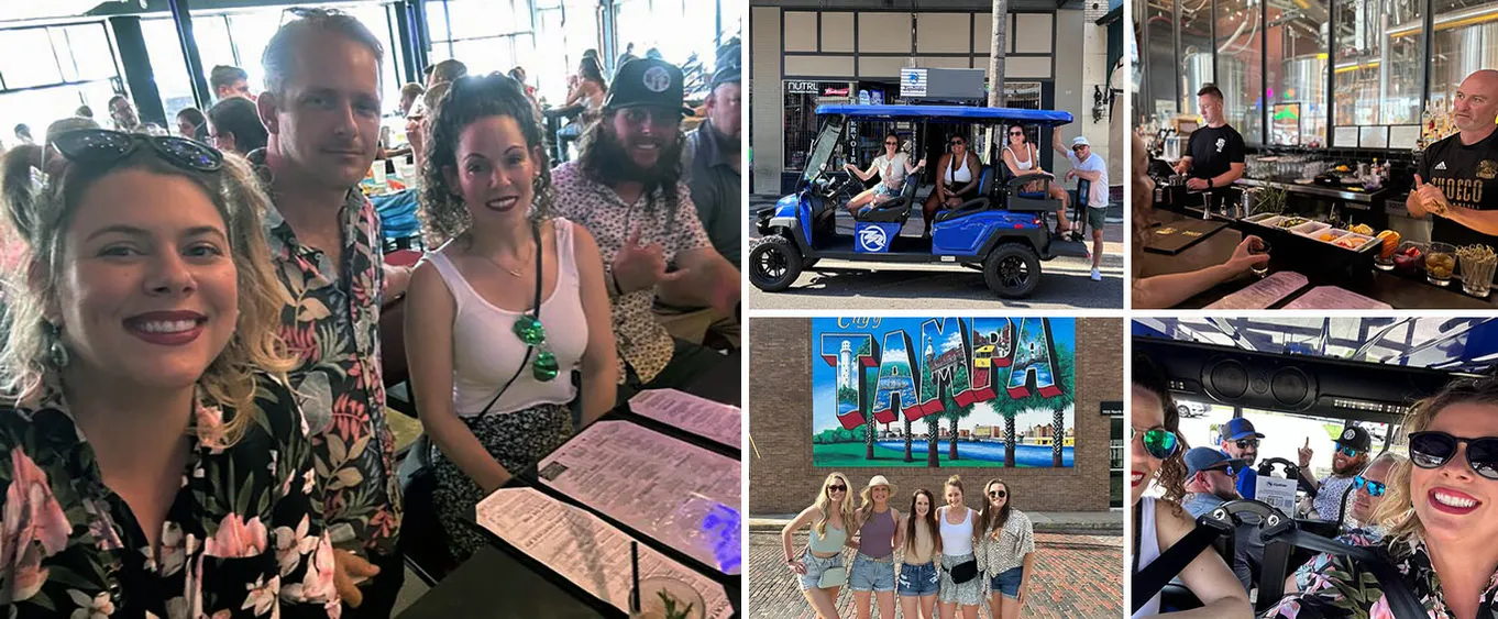 Tampa's Top Dive Bar Tour Experience by Golf Cart