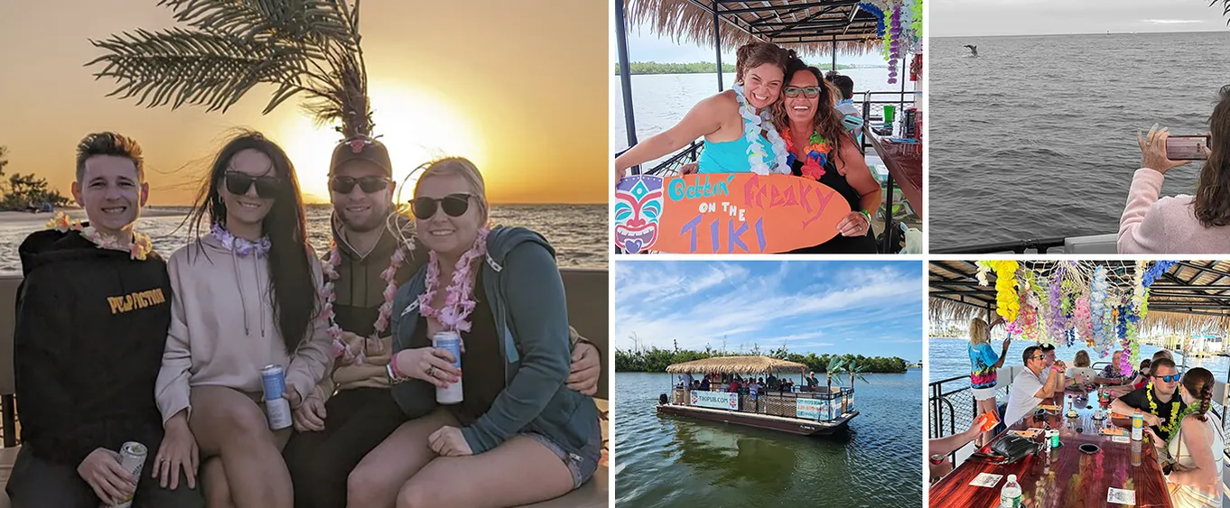 2-Hour Tiki Pub Sunset Cruise in Fort Myers Beach (Adults Only)