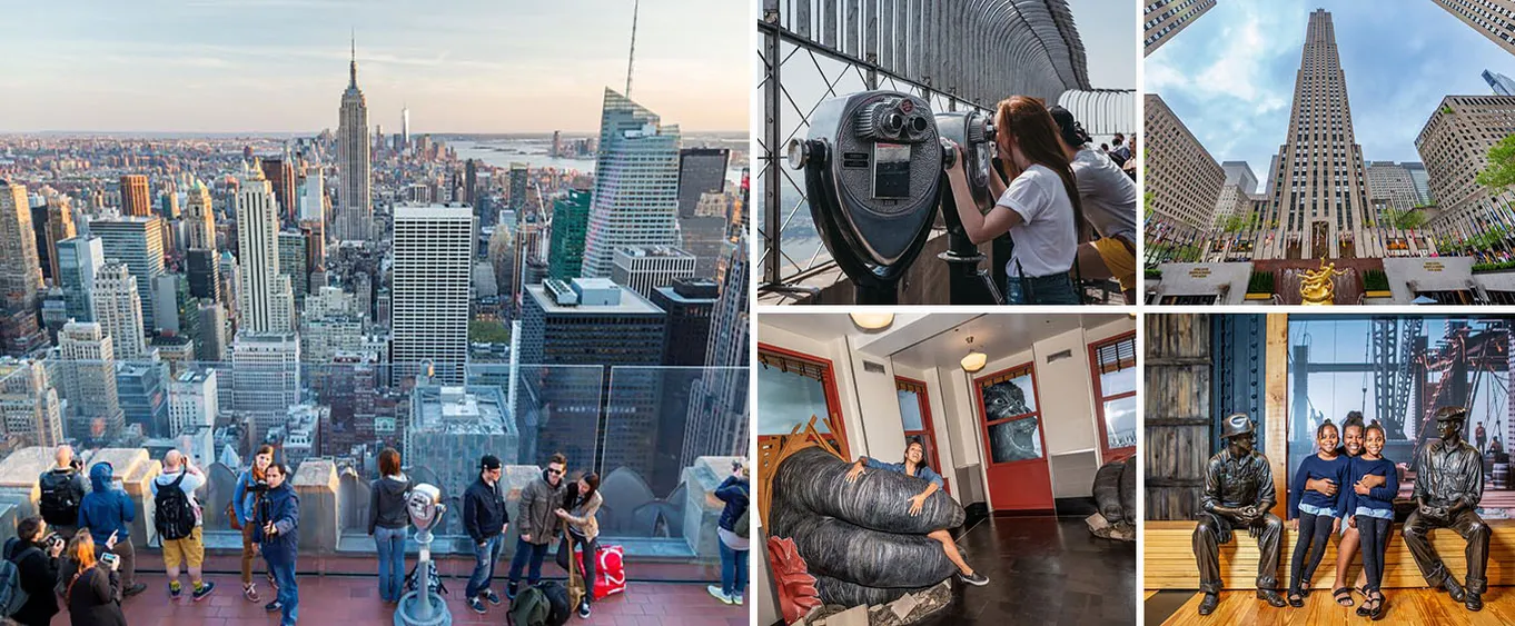 Best Views of NYC: Empire State Building & Top of the Rock Tour