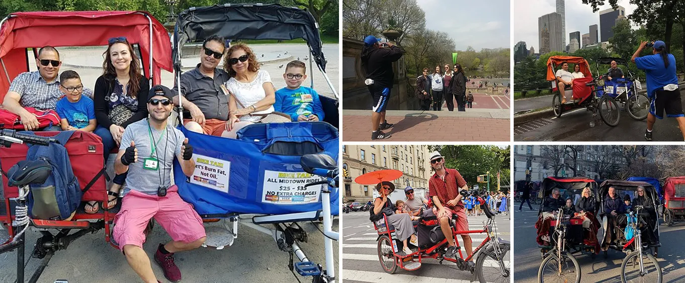 Central Park Pedicab Tours for Up to 3 People