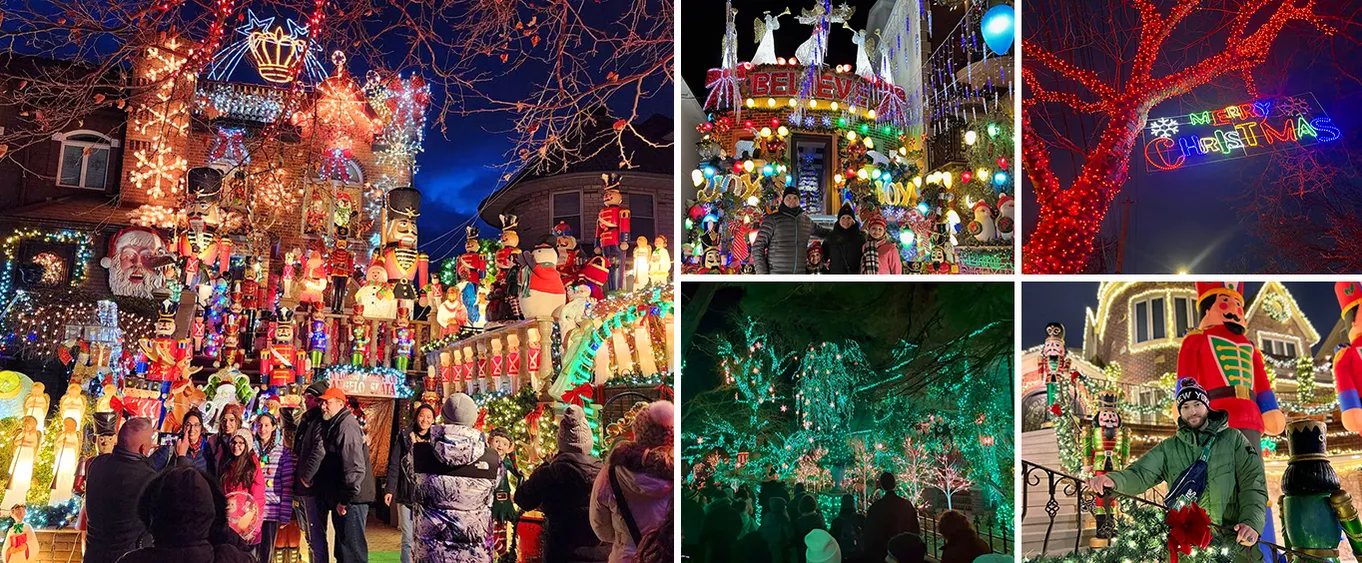 New York Christmas Lights in Dyker Heights