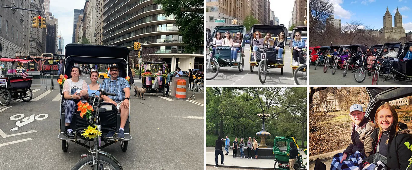 Classic 1 Hour 30 Mins Central Park Pedicab Tour
