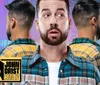 The image features a man looking surprised surrounded by two mirrored views of himself in plaid shirts with a John Crist Comedy logo in the corner