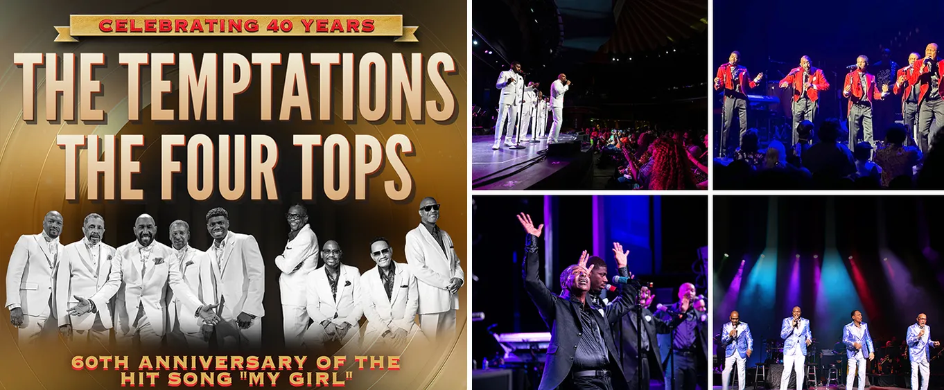 The Temptations and The Four Tops Live in Myrtle Beach