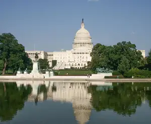 US Capitol Reflecting Pool in Washington DC