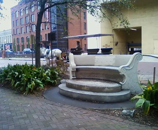 Old Harbor Light & Oglethorpe Bench