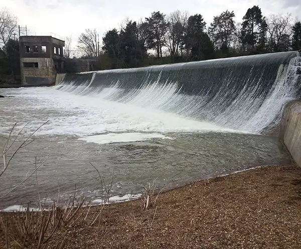 Walter Hill Dam near Nashville